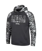 Men's Colosseum Charcoal Ole Miss Rebels Oht Military-Inspired Appreciation Digital Camo Pullover Hoodie