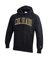 Men's Champion Black Colorado Buffaloes Team Arch Reverse Weave Pullover Hoodie