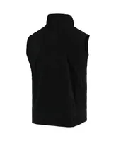 Men's Black Las Vegas Raiders Houston Fleece Full-Zip Vest