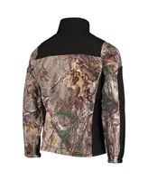 Men's Dunbrooke Realtree Camo and Black Seattle Seahawks Circle Hunter Softshell Full-Zip Jacket