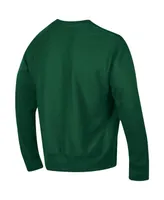 Men's Champion Green Miami Hurricanes Arch Reverse Weave Pullover Sweatshirt