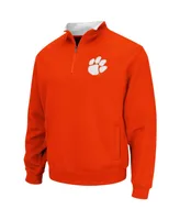 Men's Colosseum Orange Clemson Tigers Big and Tall Tortugas Quarter-Zip Jacket