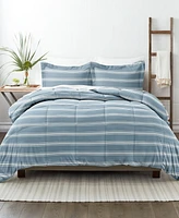 ienjoy Home Ultra Soft Stripe Reversible - Pc. Comforter Set