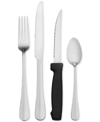 Pfaltzgraff Simplicity 16-Pc. Flatware with Steak Knives Set, Service for 4