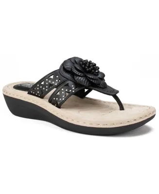 Cliffs by White Mountain Women's Cynthia Thong Sandal