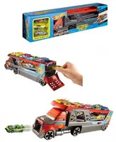 Mattel Hot Wheels Car Blasting Big Rig Play Toy Truck Set, 4 Pieces