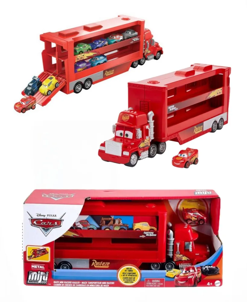 Disney Pixar Lighting McQueen Race Car and Transport Big Rig Play Set