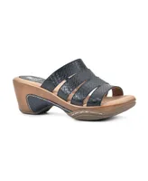 White Mountain Women's Valora Clog Slide Sandals