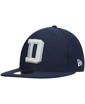 Men's New Era Navy Dallas Cowboys Coach D 59FIFTY Fitted Hat