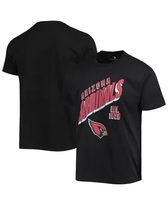 Men's Black Arizona Cardinals Slant T-shirt