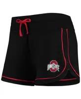 Women's Heathered Black Ohio State Buckeyes Lil Sebastian Shorts