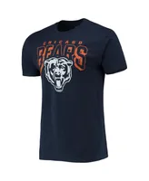 Men's Navy Chicago Bears Bold Logo T-shirt