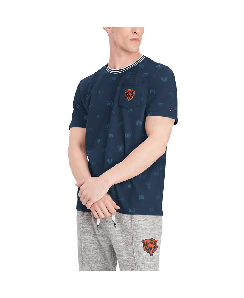 Men's Tommy Hilfiger Navy Chicago Bears Essential Pocket T-shirt