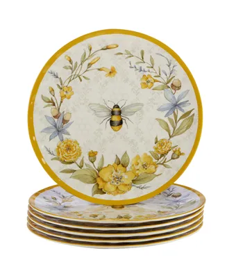 Certified International Bee Sweet Melamine Plate Set