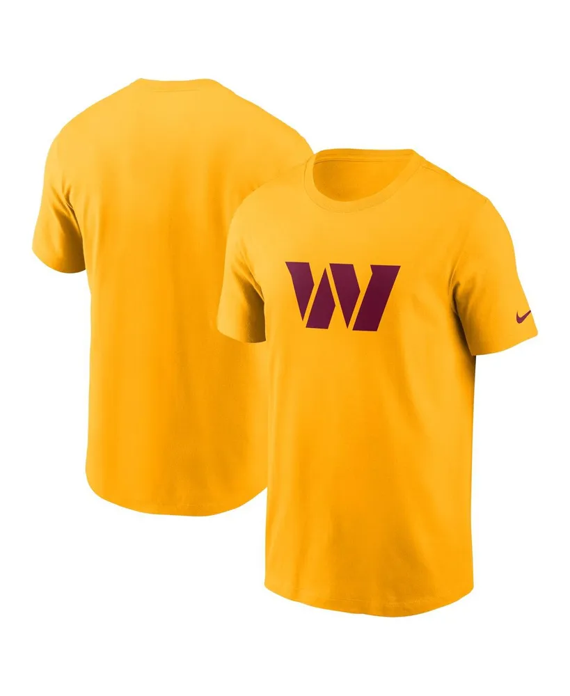 Men's Nike Gold Washington Commanders Primary Logo T-shirt