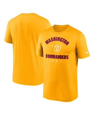 Men's Nike Gold Washington Commanders Arch Legend T-shirt