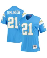 Women's Mitchell & Ness LaDainian Tomlinson Powder Blue Los Angeles Chargers Legacy Replica Player Jersey