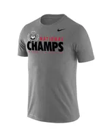 Men's Nike Heathered Gray Georgia Bulldogs College Football Playoff 2021 National Champions Stack Performance T-shirt