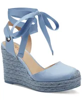 I.n.c. International Concepts Women's Maisie Lace-Up Espadrille Wedge Sandals, Created for Macy's