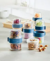 Lock n Lock Easy Essentials Twist Two Way Food Storage Container Set, 12-Piece, Clear