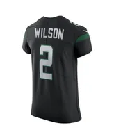 Men's Zach Wilson Stealth Black New York Jets Vapor Elite Jersey