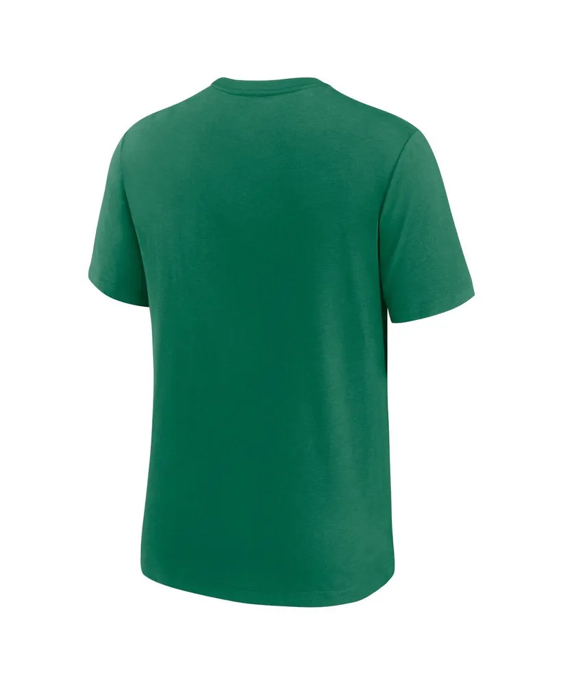 Men's Kelly Green Oakland Athletics Authentic Collection Tri-Blend Performance T-shirt