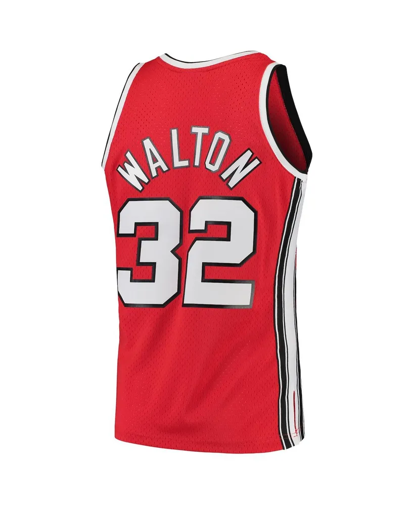 Men's Bill Walton Red Portland Trail Blazers 1976-77 Hardwood Classics Swingman Player Jersey