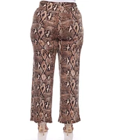 Plus Printed Palazzo Pants