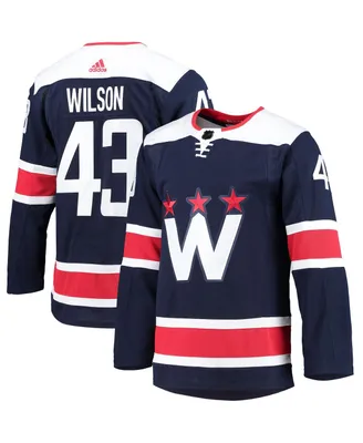 Men's adidas Tom Wilson Navy Washington Capitals 2020/21 Alternate Authentic Pro Player Jersey