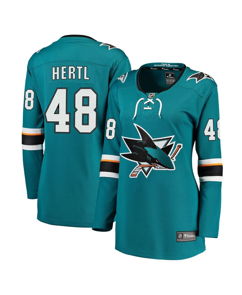 Women's Fanatics Tomas Hertl Teal San Jose Sharks Home Premier Breakaway Player Jersey