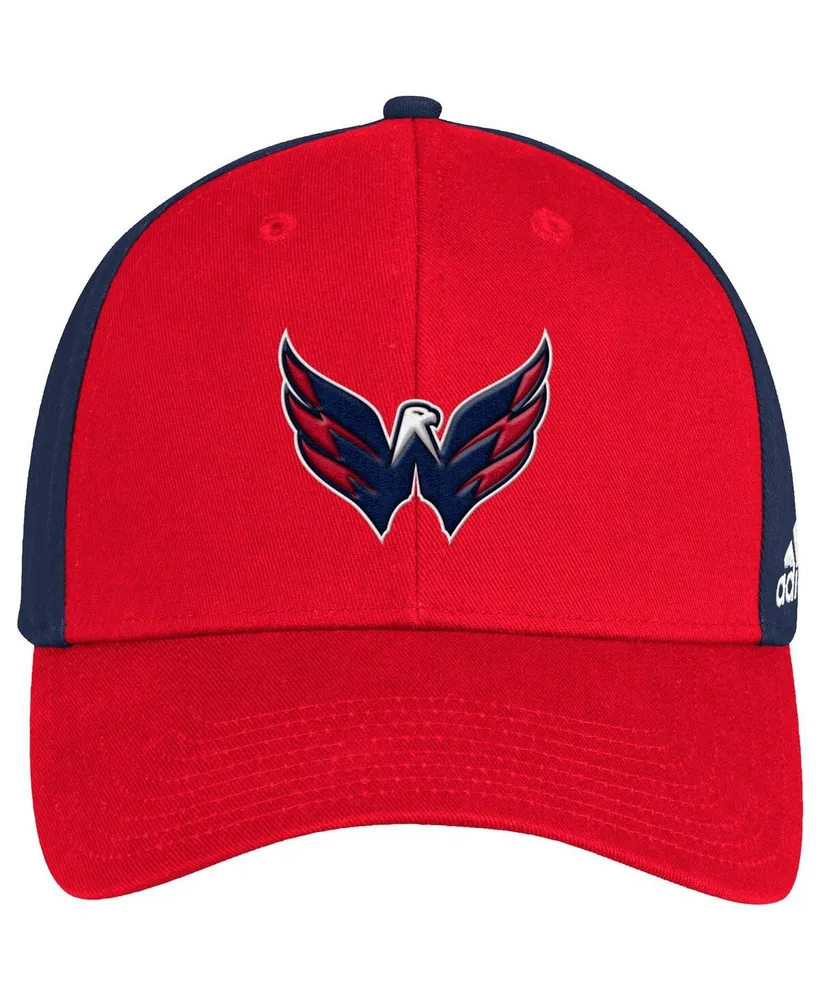 Men's adidas Red, Navy Washington Capitals Team Adjustable Hat