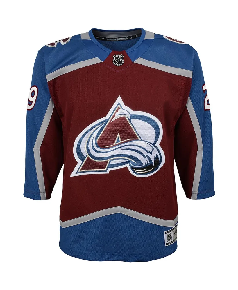 Big Boys Nathan MacKinnon Burgundy Colorado Avalanche Premier Player Jersey