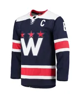 Men's adidas Alexander Ovechkin Navy Washington Capitals Alternate Captain Patch Authentic Pro Player Jersey