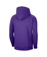 Men's Nike Purple Los Angeles Lakers 2021/22 City Edition Essential Logo Pullover Hoodie