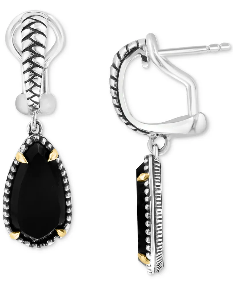Effy Onyx Drop Earrings in Sterling Silver | Westland Mall
