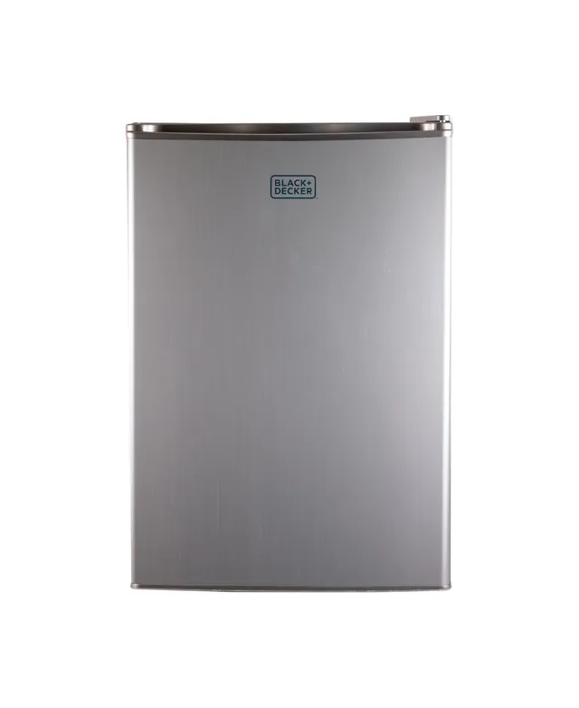 Black & Decker Compact Refrigerator - 2.5 cu ft - Silver