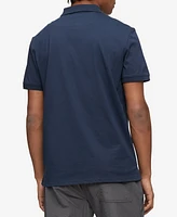 Calvin Klein Men's Regular-Fit Smooth Cotton Monogram Logo Polo Shirt