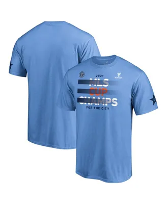 Men's Fanatics Sky Blue New York City Fc 2021 Mls Cup Champions Five Points T-shirt