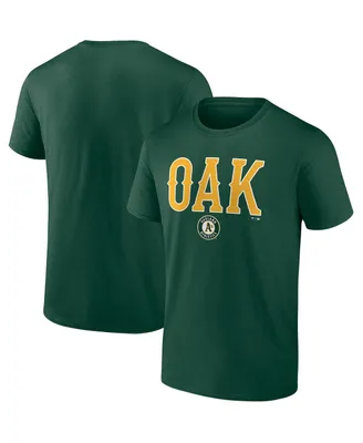 Fanatics Men's Branded Green Oakland Athletics Second Wind T-shirt