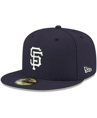 Men's New Era Navy San Francisco Giants Logo White 59FIFTY Fitted Hat