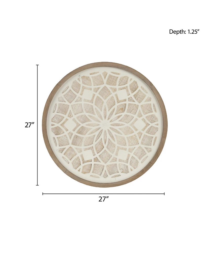 Madison Park Leah Medallion Wood Wall Decor
