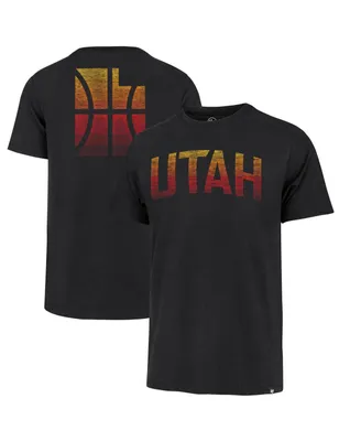 Men's '47 Black Utah Jazz 2021/22 City Edition Mvp Franklin T-shirt