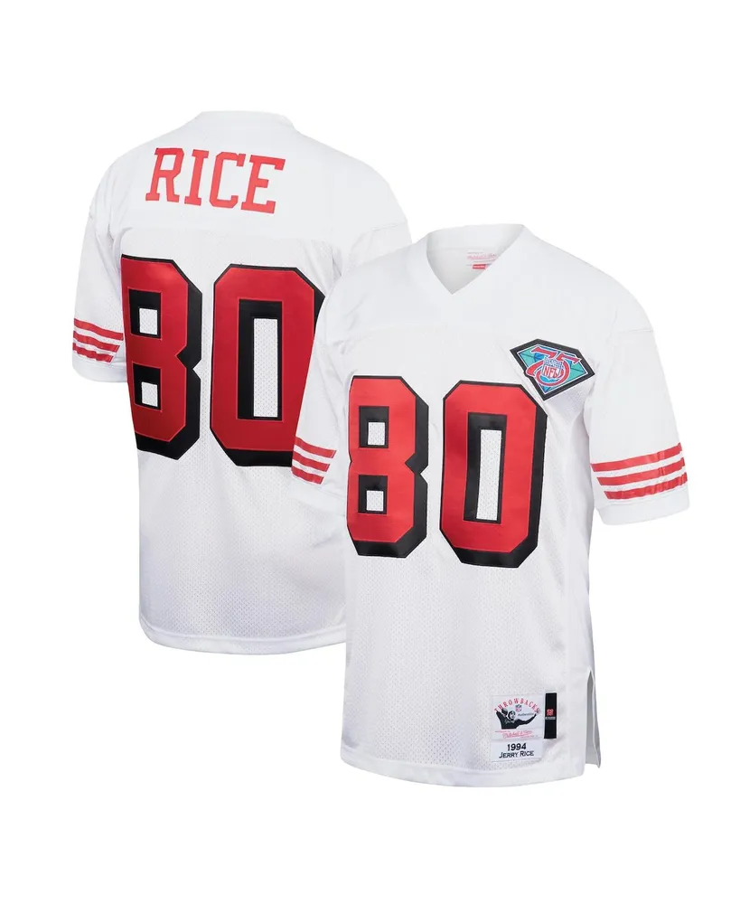 Youth Mitchell & Ness Jerry Rice Scarlet/Gold San Francisco 49ers Split  Legacy Jersey