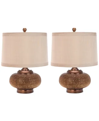 Safavieh Set of 2 Alexis Gold Bead Lamps