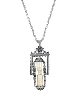 2028 Women's Hourglass Pendant Necklace