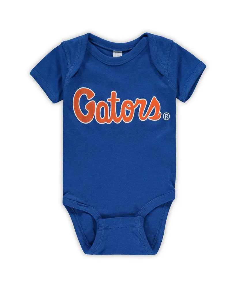 Infant Boys and Girls Royal Florida Gators Script Big Logo Bodysuit