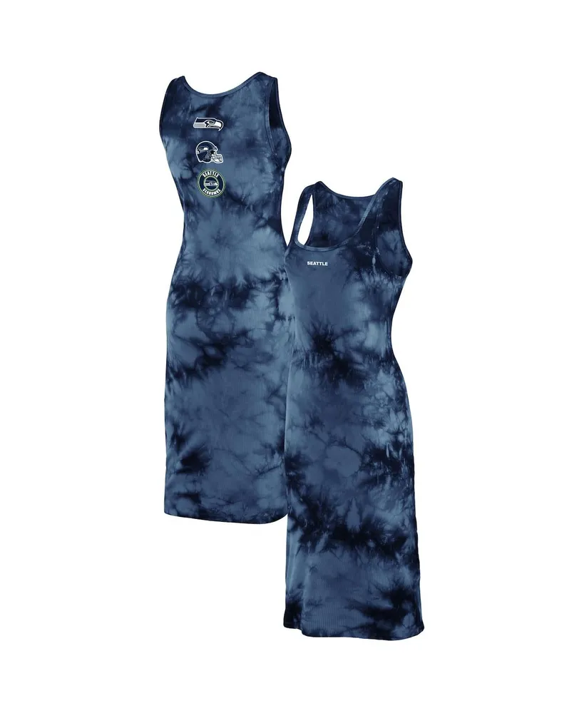 Women's WEAR by Erin Andrews Navy Dallas Cowboys Racerback Tank Midi Dress