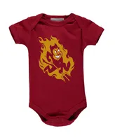 Infant Boys and Girls Maroon Arizona State Sun Devils Big Logo Bodysuit