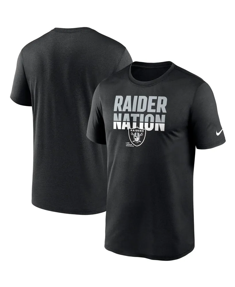 Men's Nike Black Las Vegas Raiders Legend Local Phrase Performance T-shirt