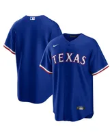 Men's Nike Royal Texas Rangers Alternate Replica Team Logo Jersey